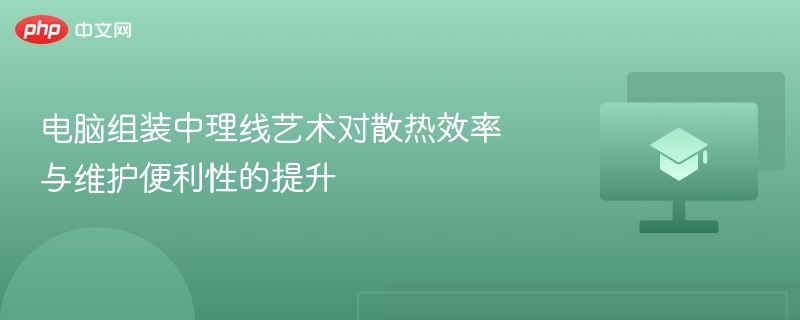 理线艺术提升散热与维护便捷性