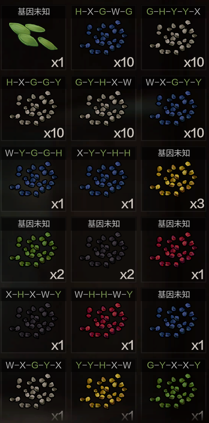 《失控进化》种植基因搭配方法