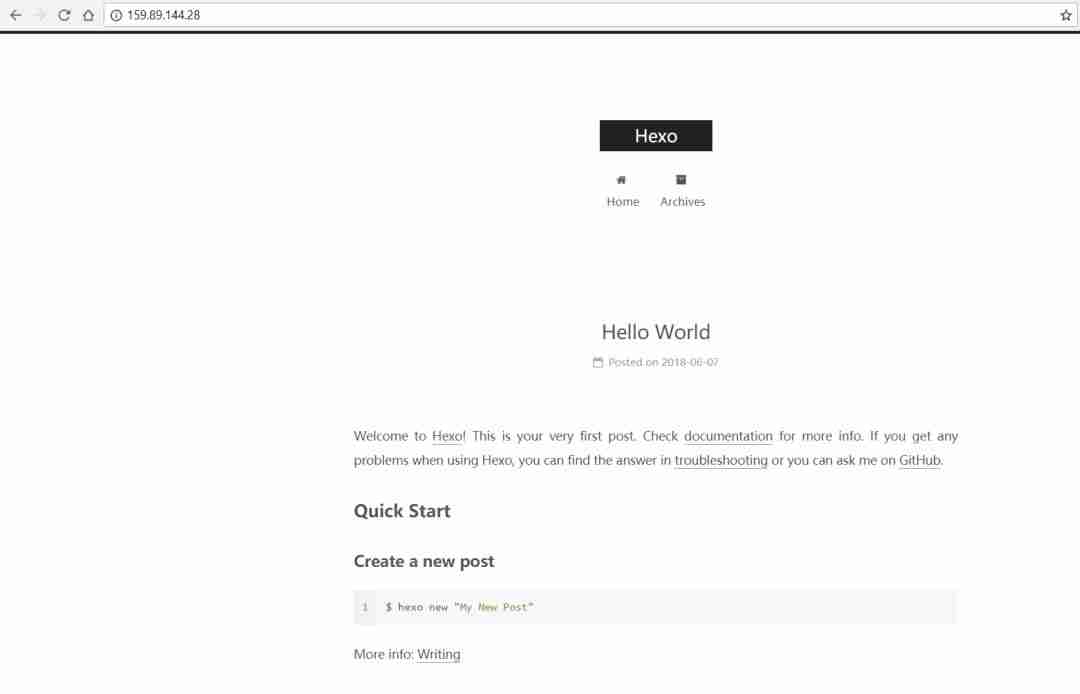 手把手搭建个人博客「图文教程」
