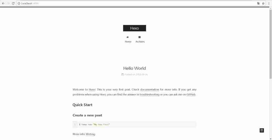 手把手搭建个人博客「图文教程」