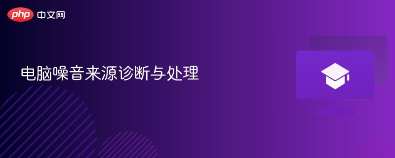 电脑噪音来源诊断与处理