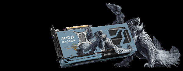 华擎推出 RX 9070 XT《怪物猎人：荒野》联名显卡：蓝色外观颜值爆表