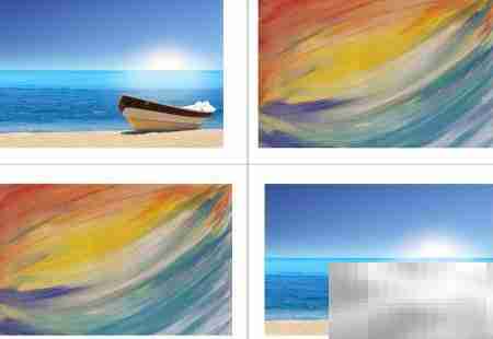 PS制作四宫格图片教程