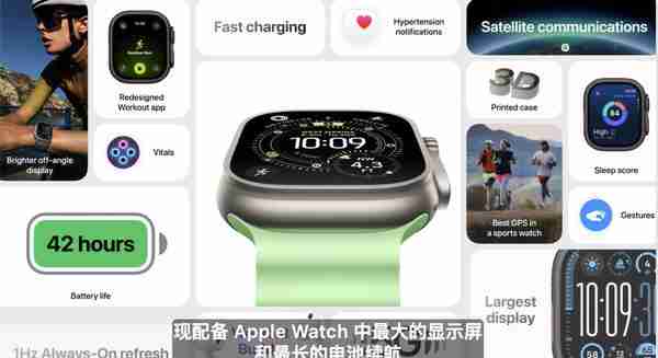 Apple Watch Ultra 3 发布：支持卫星通信 续航达 42 小时 