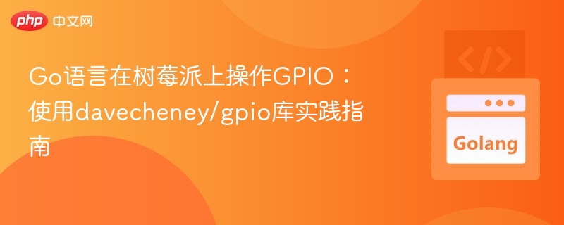 Go语言操作树莓派GPIO指南
