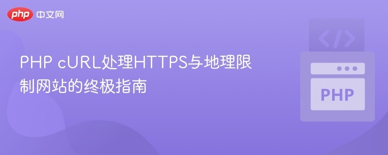 PHP cURL处理HTTPS与地理限制网站的终极指南
