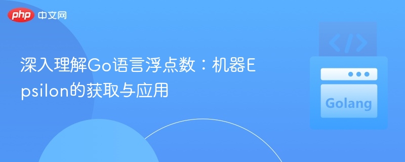 Go语言浮点数解析：获取机器Epsilon方法