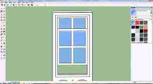 草图大师如何制作漂亮玻璃门