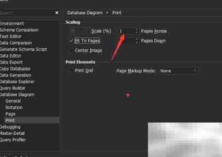 dbForge for MySQL页面大小设置