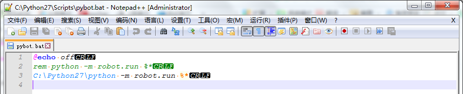 Windows下同时安装了Python2与Python3时如何使用RobotFrameWork