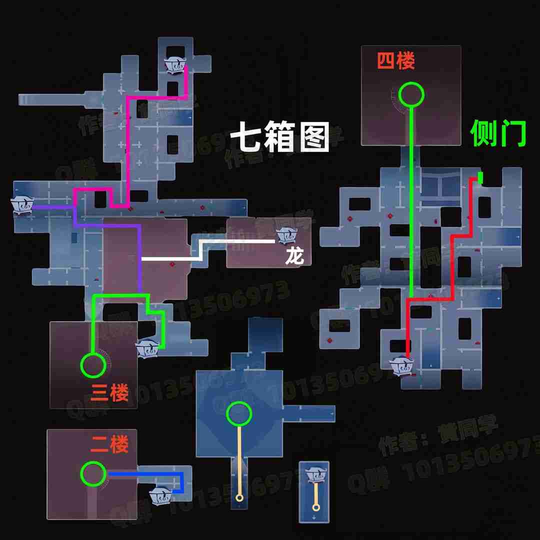 超自然行动组昆仑秘境极限侧门在【右】全地图小抄