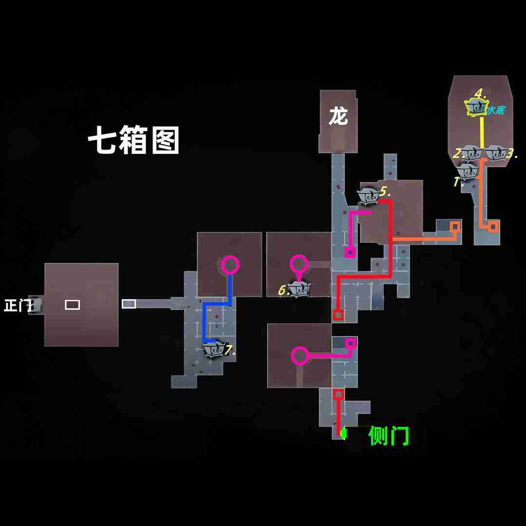 超自然行动组昆仑秘境极限侧门在【右】全地图小抄