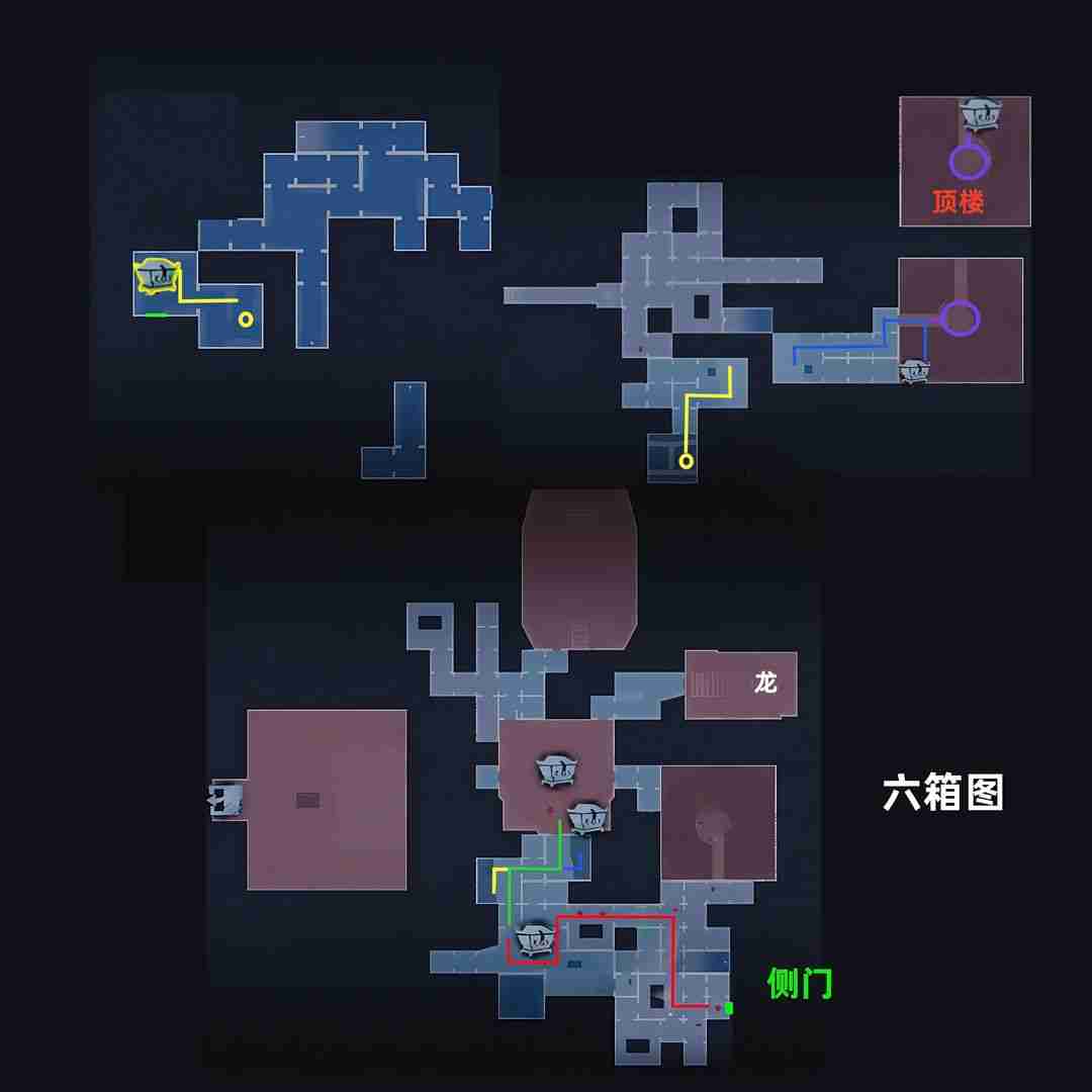 超自然行动组昆仑秘境极限侧门在【右】全地图小抄