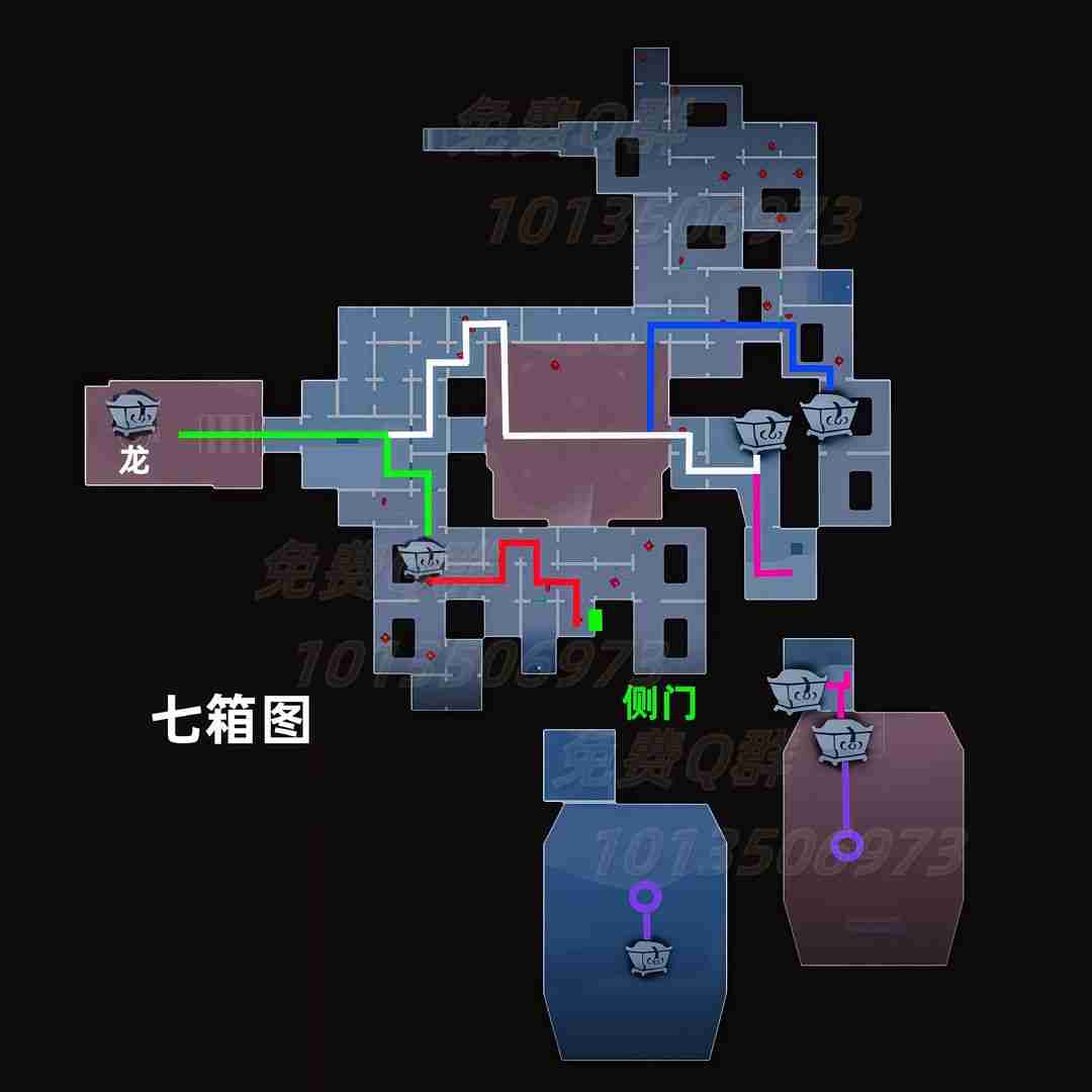 超自然行动组昆仑秘境极限侧门在【右】全地图小抄