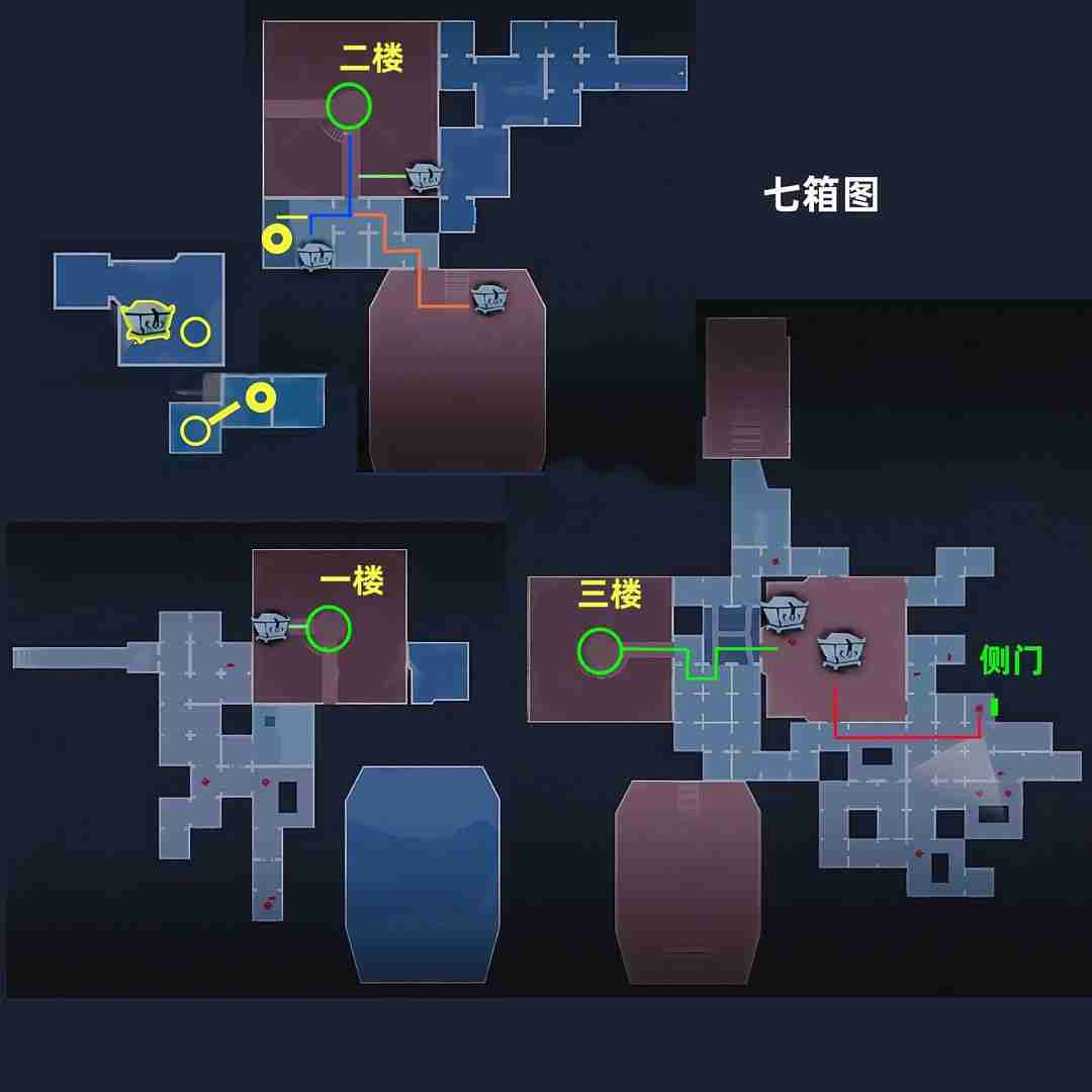 超自然行动组昆仑秘境极限侧门在【右】全地图小抄