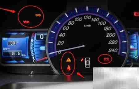 比亚迪S6仪表盘参数解读