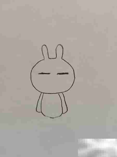 兔斯基简笔画教程