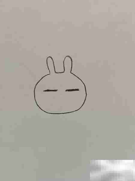 兔斯基简笔画教程