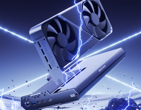 铭凡DEG2显卡扩展坞首发1299元：支持OCulink、雷电5连接