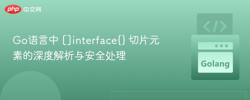 Go中interface{}切片深度解析与安全使用