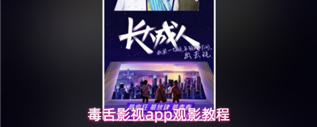 毒舌影视app观影教程