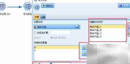 SPSS Modeler设为标志技巧