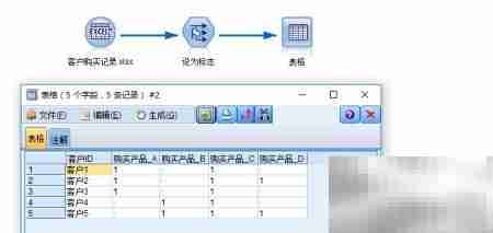 SPSS Modeler设为标志技巧