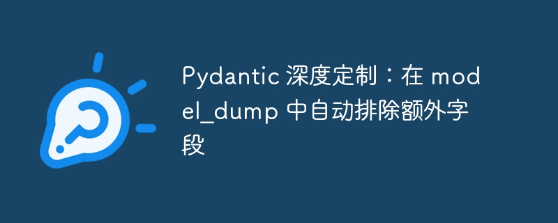 Pydantic 自动排除额外字段技巧