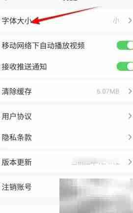 光明日报小字体设置方法