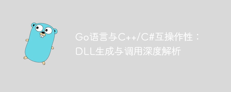 Go语言调用DLL方法详解