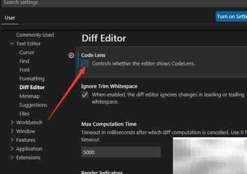 关闭VS Code编码透镜方法