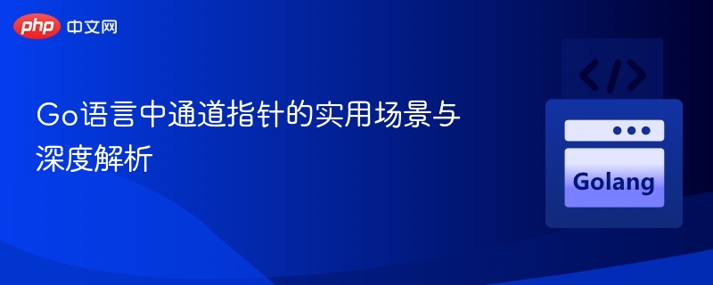 Go通道指针的应用与深入解析