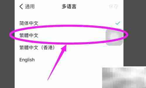 钉钉如何切换为繁体中文