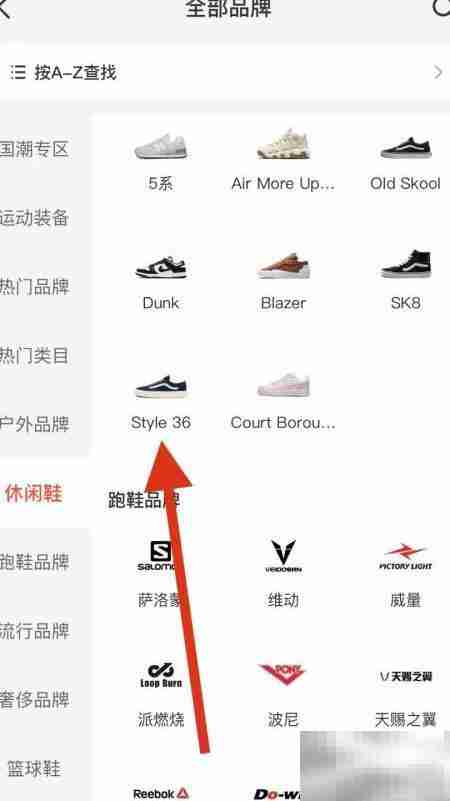 识货查看Style 36指南