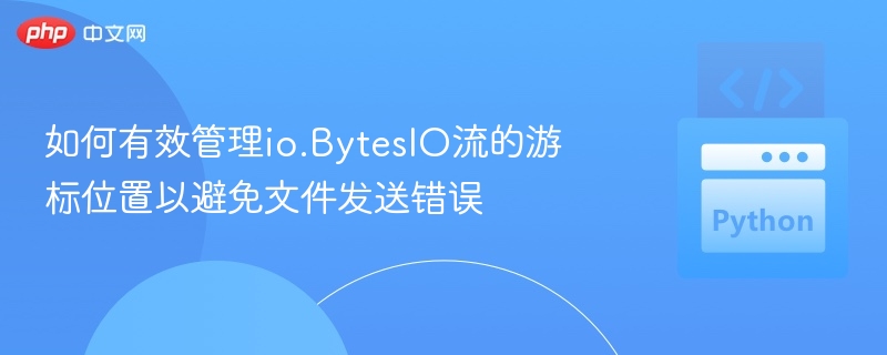 IO流游标管理技巧与文件发送优化方法