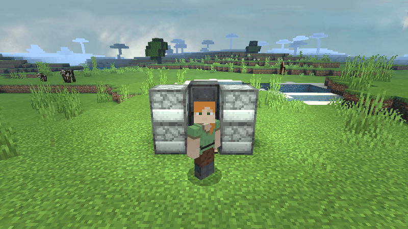 《我的世界：移动版》自选换装间搭建教程