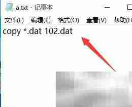批量合并DAT文件