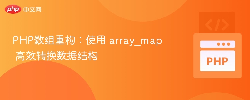 PHP数组重构：使用 array_map 高效转换数据结构