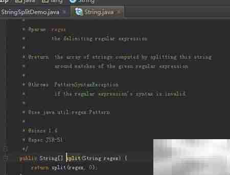 深入解析String的split方法