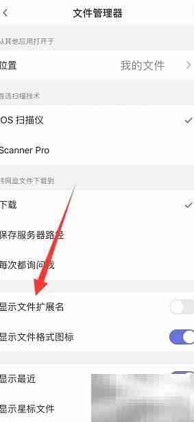 如何在Documents中显示文件扩展名