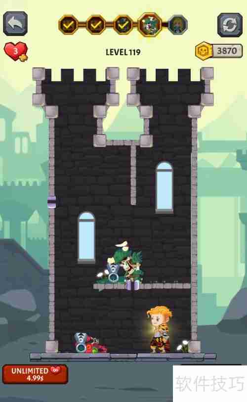 Tap Litter Fighter 119关通关技巧