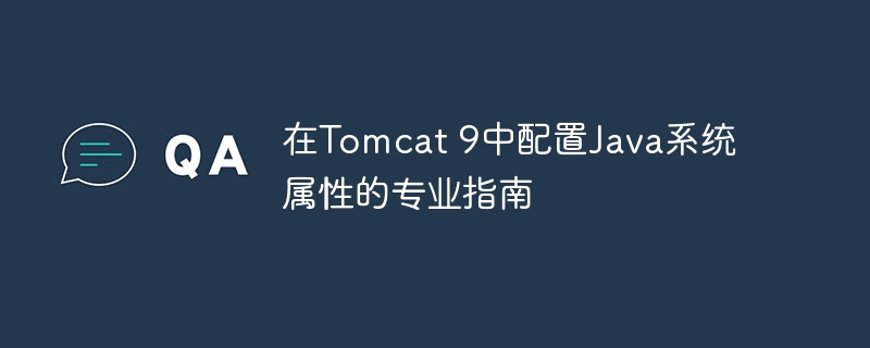 Tomcat 9配置Java系统属性详解