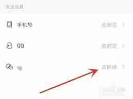 点点穿书怎么更换微信绑定