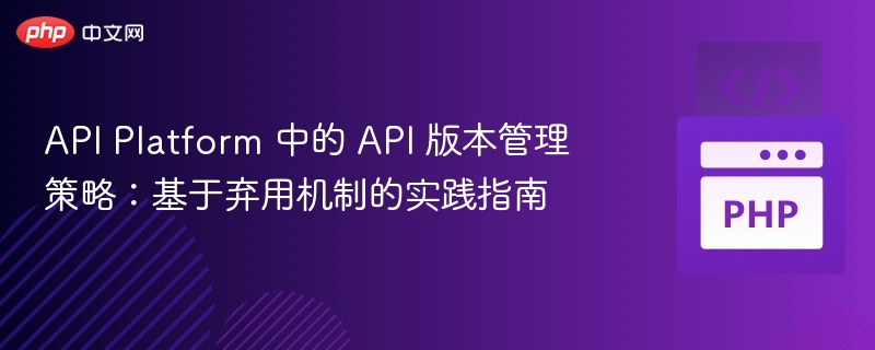 API版本管理：弃用机制实践指南