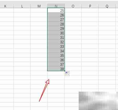 下拉数字递增技巧