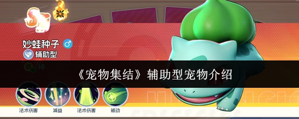 《宠物集结》辅助型宠物介绍