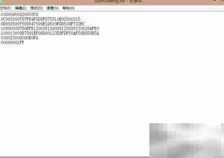 51单片机：查看HEX文件