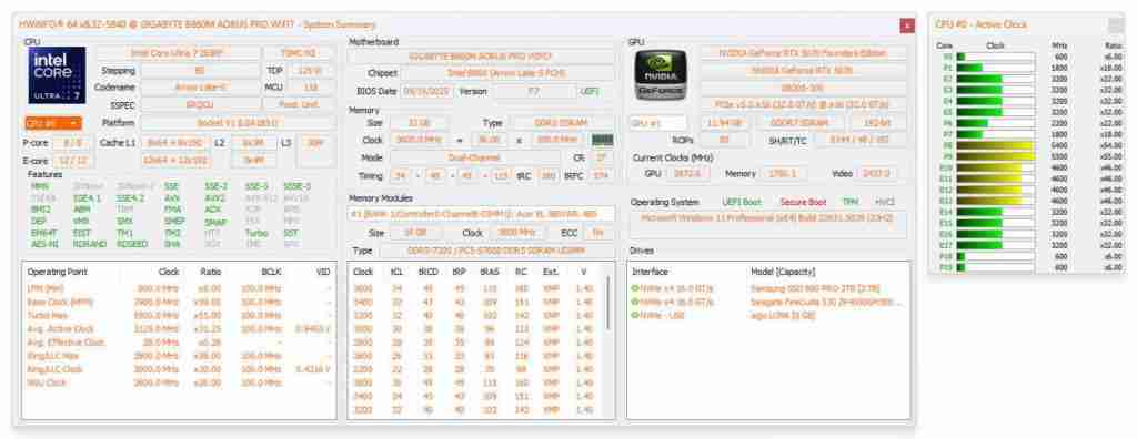 技嘉 B860M AORUS PRO WIFI7 电竞雕主板深度评测:主流价位下的高端电竞利器
