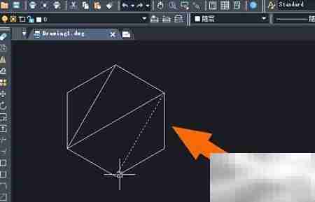 中望CAD2020角度标注方法