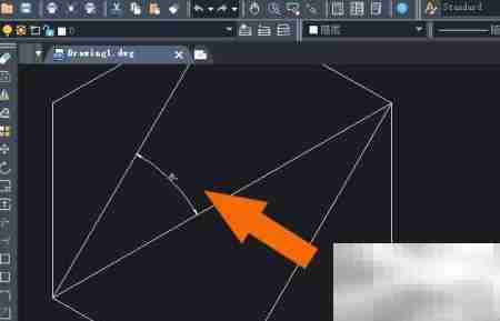 中望CAD2020角度标注方法
